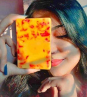 1 Pcs Safran Goat Milk Soap